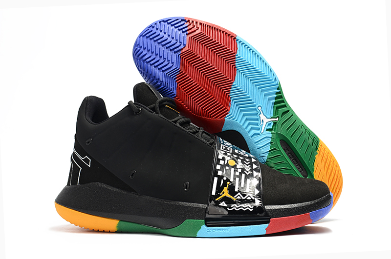 Jordan CP3 XI Black Colorful Shoes - Click Image to Close